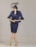 AGNESE&MARIE COUTURE - ABITO CORTO NAVY - 3 - Abiti da sposa, sposo e cerimonia eleganti a Palermo