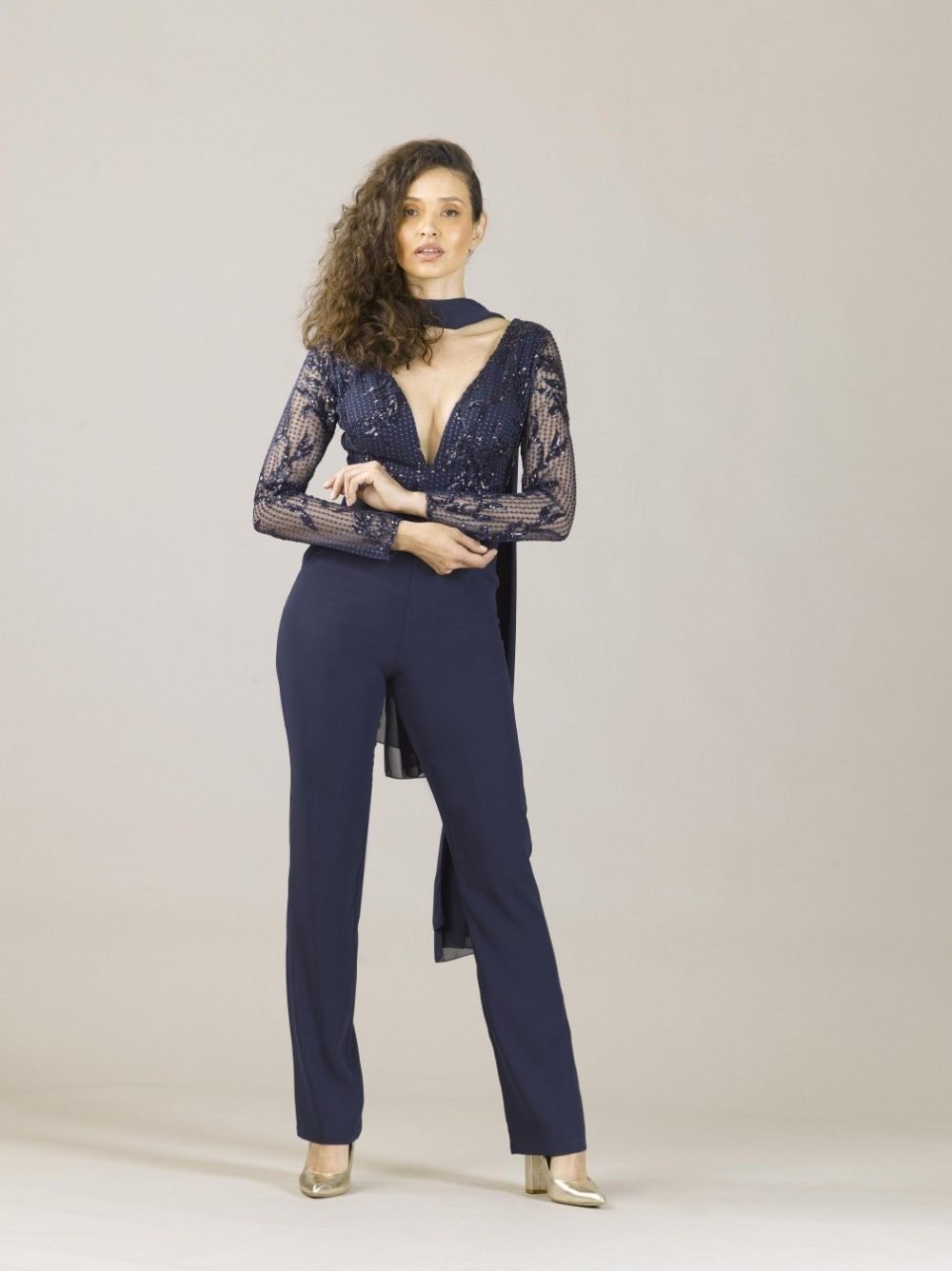 AGNESE&MARIE COUTURE - TUTA NAVY/NERA - 1 - Abiti da sposa, sposo e cerimonia eleganti a Palermo
