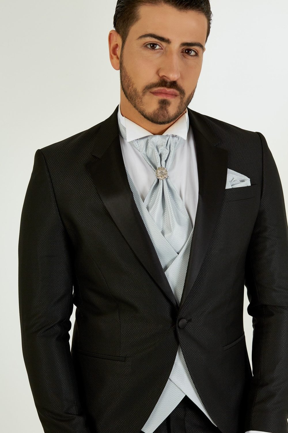 Black Abito da Sposo Giacca in tessuto – Cerimonia Uomo - 1 - Abiti da sposa, sposo e cerimonia eleganti a Palermo