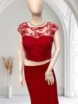 Completo Cerimonia Soani Rosso Top Pizzo Gonna Aderente - Set Due Pezzi - Atelier Acquaviva - Negozio di abiti da sposa, sposo e cerimonia a Palermo Completo Cerimonia Soani Rosso Top Pizzo Gonna Aderente - Set Due Pezzi - 9 - Abiti da sposa, sposo e cerimonia eleganti a Palermo