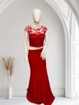 Completo Cerimonia Soani Rosso Top Pizzo Gonna Aderente - Set Due Pezzi - Atelier Acquaviva - Negozio di abiti da sposa, sposo e cerimonia a Palermo Completo Cerimonia Soani Rosso Top Pizzo Gonna Aderente - Set Due Pezzi - 7 - Abiti da sposa, sposo e cerimonia eleganti a Palermo